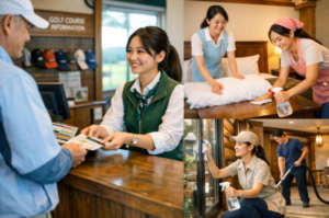 『リゾート施設の受付・客室清掃スタッフ』 "北海道安平町の人気リゾートで働くチャンス" 時給1,350円 Resort Front Desk & Housekeeping Staff Wanted!
